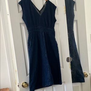 Elegant Navy Blue Women's Dress